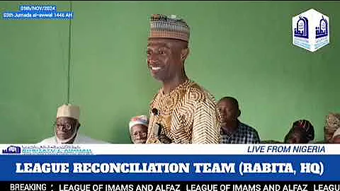 LEAGUE OF IMAMS AND ALFAS RECONCILIATION TEAM @Ayilara family house Ogbomoso