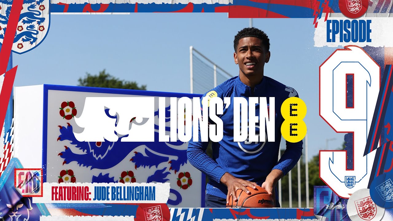 Bellingham Talks 'Wembo', Nutmegs & Reece James Friendship | Ep. 9 | Lions' Den Connected by EE