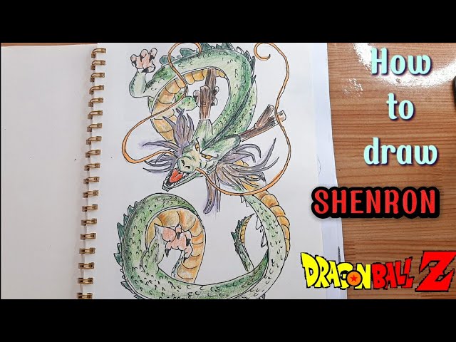 A drawing of Shenron I made for Inktober (fan art) : r/Dragonballsuper