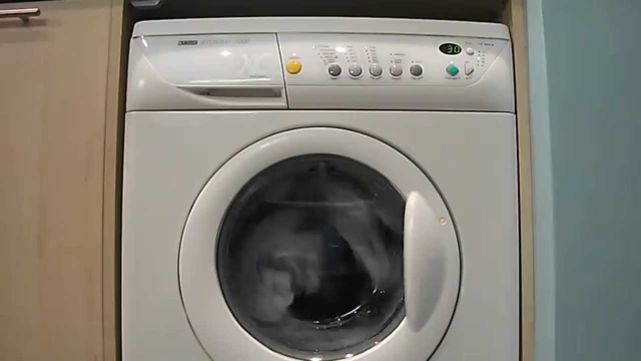 Zanussi FJS1025W Jetsystem YouTube