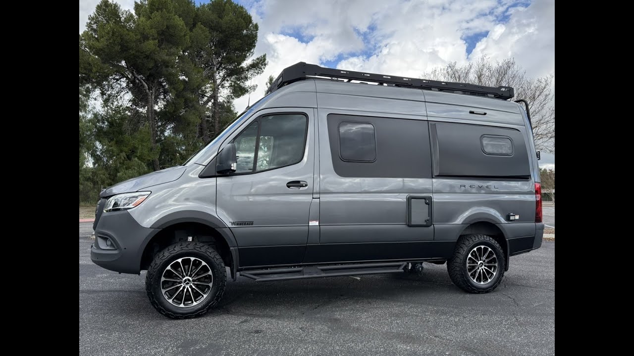 2024 Winnebago Revel 44EC 2 5 1 AWD Sprinter Mercedes Turbo Diesel 8 4KWH Lithionics System 15K 480p