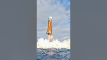 WOW! Watch SpaceX Land Starship In The Indian Ocean