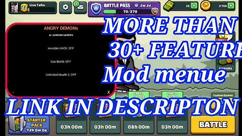 mini militia  V5.3.4 Hack| mini militia mod|mini militia hack mod download link|mod menue|90+ featur