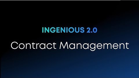 Contract Management w/ INGENIOUS.BUILD | Construction Project Management