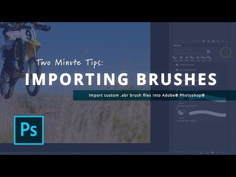 Importing Brushes into Photoshop