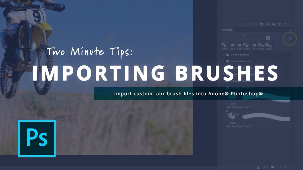 Importing Brushes into Photoshop