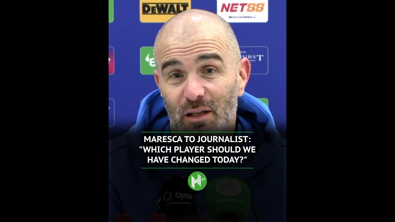 Journalist gets bitten by Maresca😳