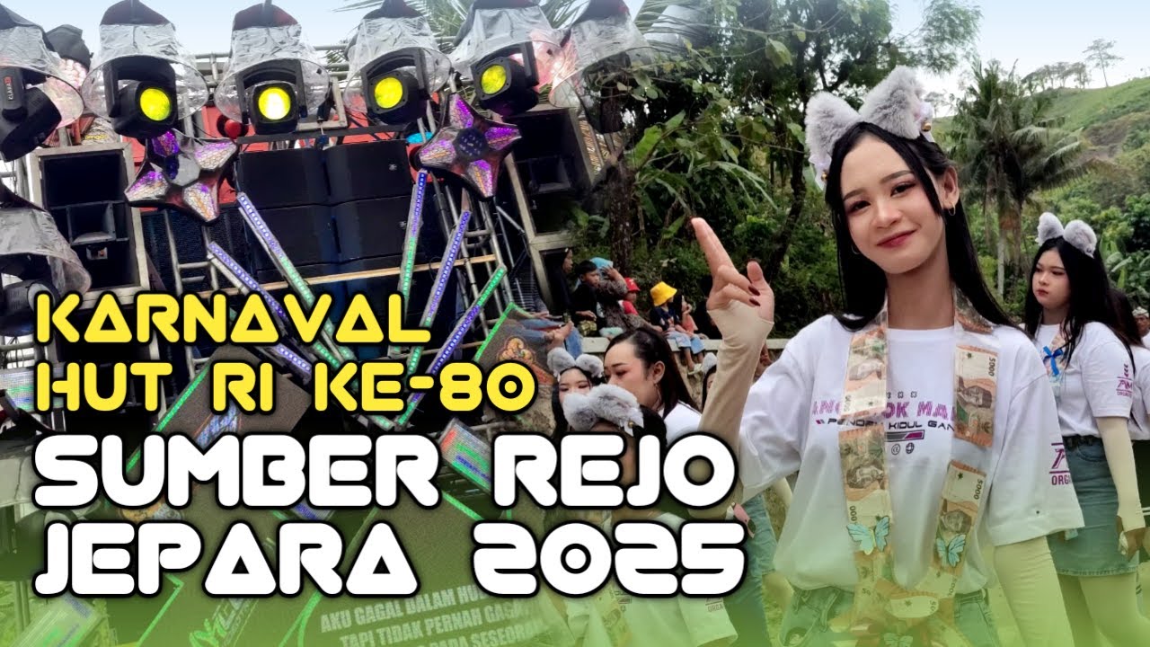 KARNAVAL SUMBERREJO DONOROJO JEPARA 2025 || HUT RI KE-80
