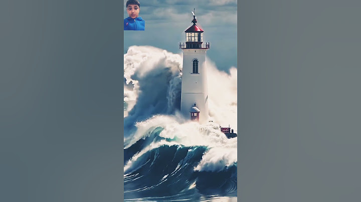 Lighthouse job 33crore in one month salary #ocean #wavescrashing #lighthouse
