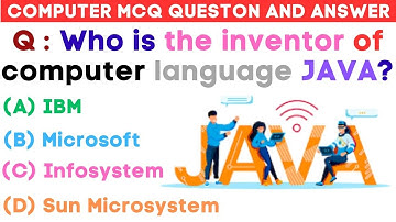 Who is the inventor of computer language JAVA |Computer GK Question and Answer | KNOWLEDGE HUB 1289|