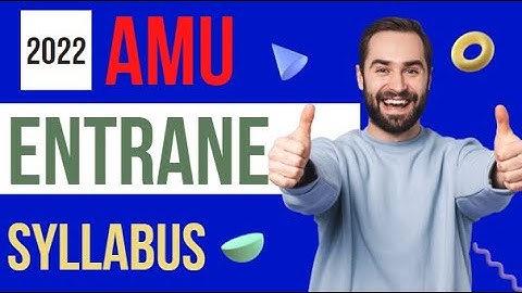 Amu syllabus 2022-23 | Amu syllabus release for All courses | class 11 Entrance syllabus @tbit