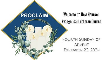 December 22, 2024;  Fourth Sunday of Advent