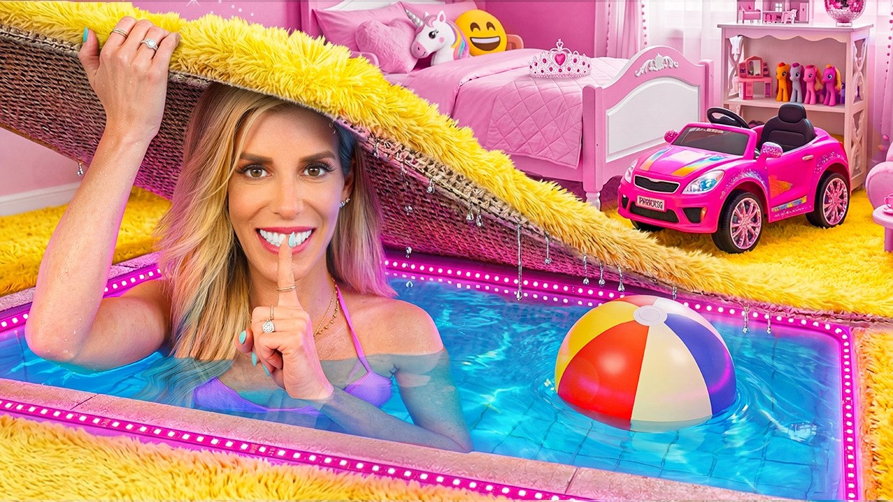 I Built a Secret Pool in My Daughter's Room