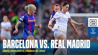 HIGHLIGHTS | Barcelona vs. Real Madrid  UEFA Women's Champions League 20212022 (Español)