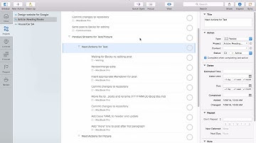 Working With OmniFocus 2.0 - Types Of Projects