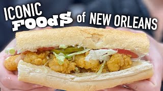 We Try ICONIC Foods of New Orleans // Hand Grenades, Beignets, Muffuletta, & Po Boys