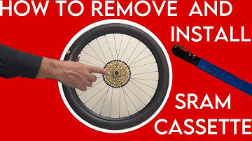 How I remove and refit or change Sram Cassette