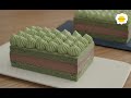 Matcha chocolate mousse cake 抹茶巧克力慕斯蛋糕 Gâteau mousse au chocolat et au matcha