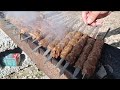 ШАШЛЫК из ГОВЯДИНЫ|ШАШЛЫК ИЗ БАРАНИНЫ|Узбекский шашлык.Мужики готовят.