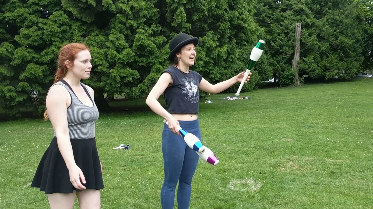 Walkaround Juggling Clubs YouTube