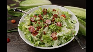 Quick & Easy: Romaine Salad with Blue Cheese Dressing