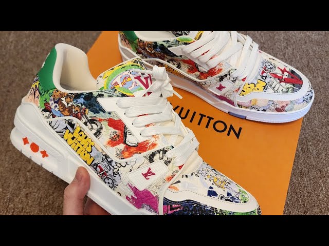 louis vuitton cartoon shoes