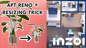 inZOI starter Apartments RENO- Secret Resize Trick 🔍, Funny Bugs 😂 & Honest Review (NoCC) 🏗️
