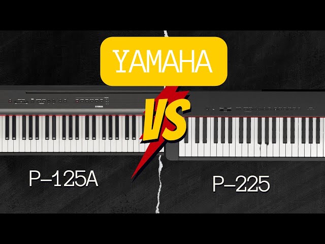 Yamaha P225 VS P125 A - YouTube
