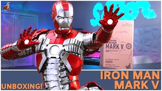 HOT TOYS -  IRON MAN - MARK V | Unboxing, Posing & Review!