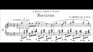 Chopin: Nocturne Op.9 No.2 in Eb Major (Moravec) chords