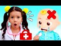 The Boo Boo Song com Laura e Arthur / + More Nursery Rhymes & Kids Song / Sick Song