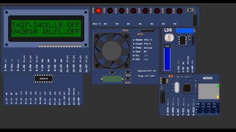 Home Automation using PicsimLab and Blynk IoT App