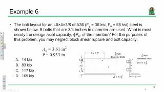 FE Exam Review: Structural Design (2019.11.06)