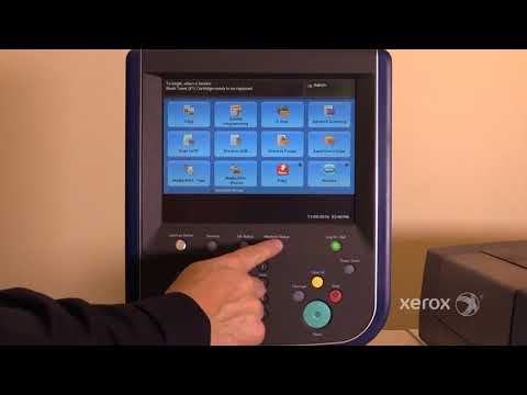 Xerox®  Color C60 70 Logging into ADMIN Mode