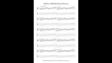 3NPS to 4NPS Shifting Patterns