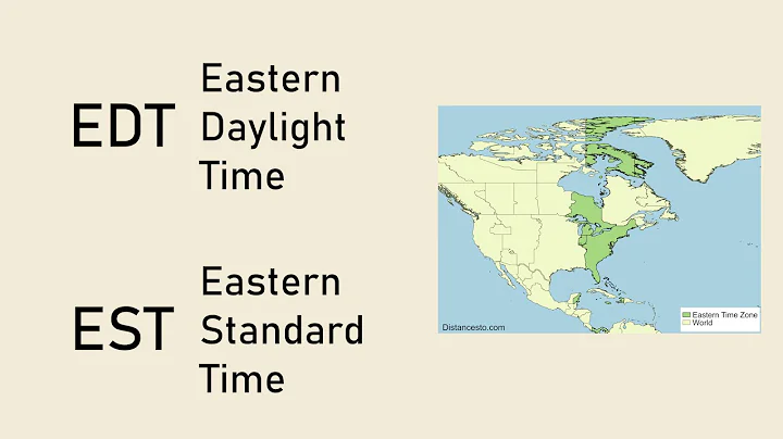 What's the difference? EDT vs. EST