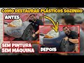 APRENDA A RESTAURAR PLÁSTICOS SOZINHO! - SEM PINTURA | Resultado surpreendente!