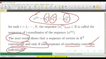 Convergent Sequences in the Euclidean Spaces