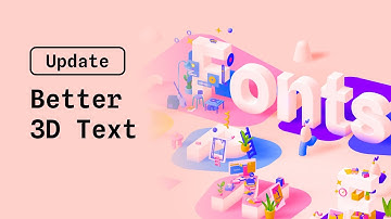 Update: Better 3D text in Spline