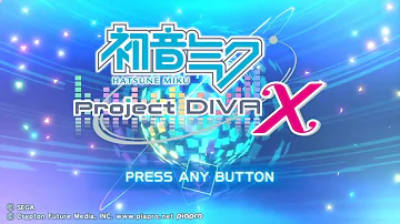 Hatsune Miku: Project DIVA X - Opening Movie & Title Screen [PS TV]