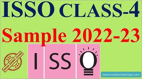 ISSO CLASS 4 ISSO Sample Paper 2022-2023 |  SOLVED SAMPLE MODEL TEST PAPERS