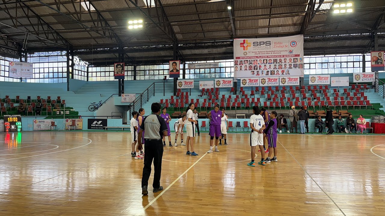 Punjab Vs Chandigarh Women Match ! 71st Senior National Basketball