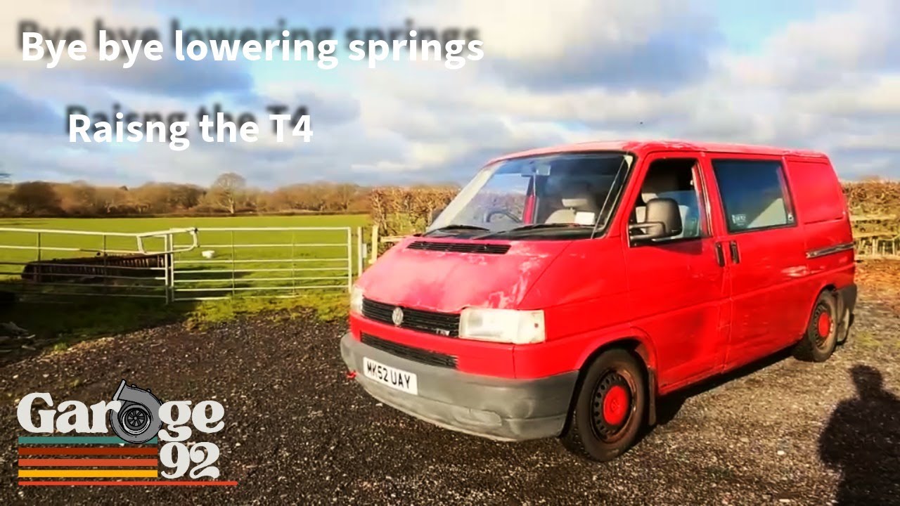 VW T4 Raising it up