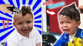 2 YEAR OLDS FIRST HAIRCUT GONE HORRIBLY WRONG?! DINGLE HOPPERZ VLOG