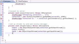 Famous Intermediate Java Tutorial  - 53  - Setting Up the Client Streams Profile