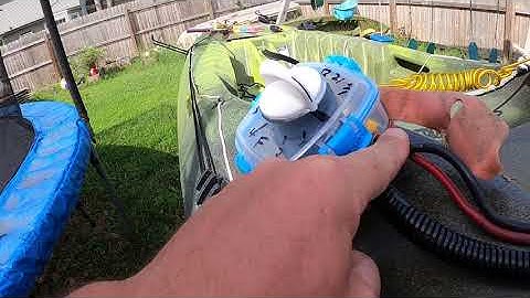 Kayak trolling motor update.  Steering system and speed control box