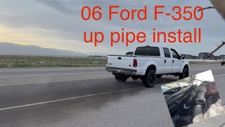 F350 6.0 up pipe install no more exhaust in my cab
