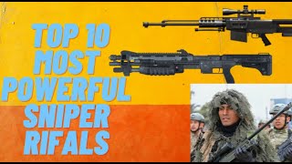TOP 10 MOST POWERFUL SNIPER RIFALS(Arctic Warfare,Arctic Warfare Magnum,AW50)