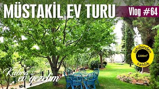 SATILIK MÜSTAKİL BAHÇELİ EV TURU VLOG 64 ENVAİ ÇEŞİT ??? MEYVE AĞACI??? . MERAM KONYA