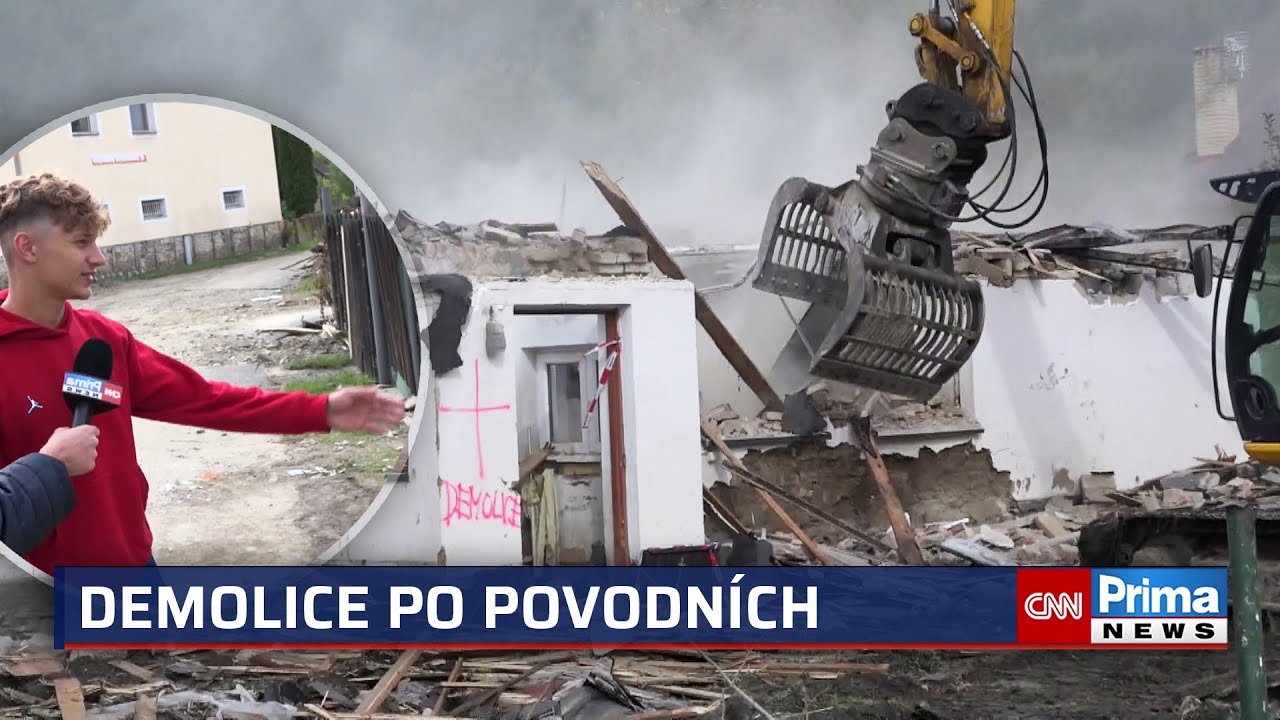 POVODNĚ 2024: Tady jsme měli kuchyň a tady obývák. V Zátoru po povodni svážejí tuny odpadu